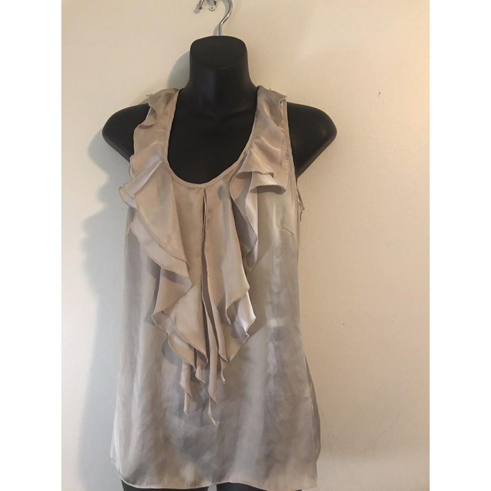 Kenar Nude Float Ruffle Tank Top Size M
